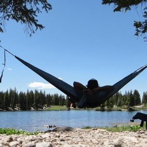 Hammocks by the lake
